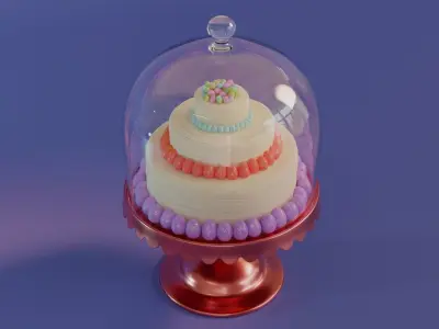 Easter Cake 3D model