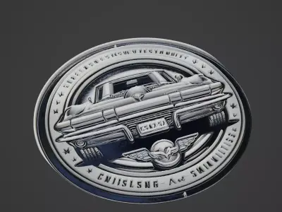 Car Pendant Medallion 3D print model