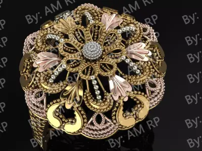 Very Beautiful Rings  3D print model