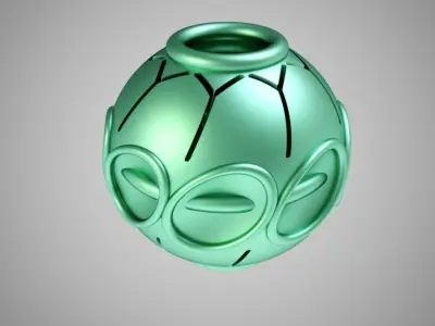 Tribal Bead 3D print model