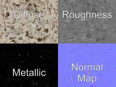 Charioteer of Delphi Statue model pack Low-poly 3D model