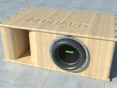 subwoofer car AVATAR 3D model