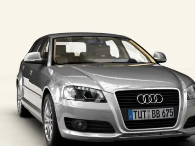 Audi A3 Sportback 2009 3D model