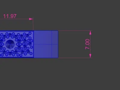 Flush Pave Diamond Ring Gold Silver Luxury Jewelry 3D print model