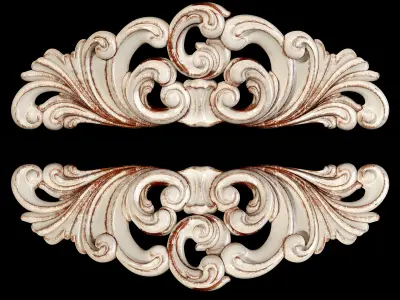 Classic carved 020 3D model