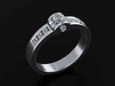 Man Ring 11 3D print model