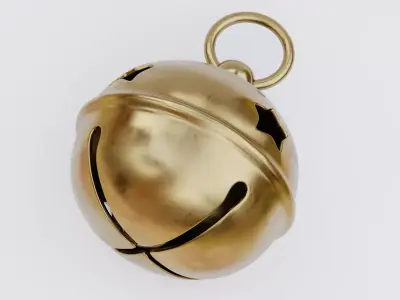 Jingle Bell Low-poly 3D model