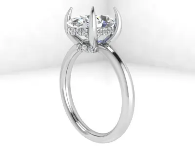 Oval Cut Ring 4248 3D print model
