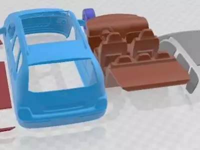 Citroen C3 Picasso 2013 Printable Car  3D print model