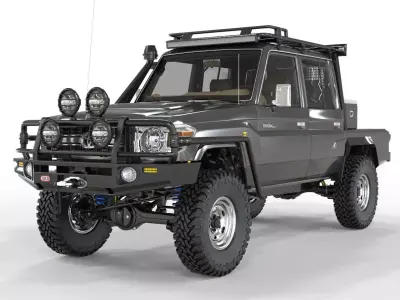 Toyota Land Cruiser Series 79 2023 Double Cab Arb Edition  3D model