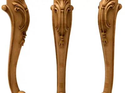 3D Model STL Sofa leg 3D model