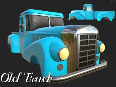 Old Truck  50 3D model