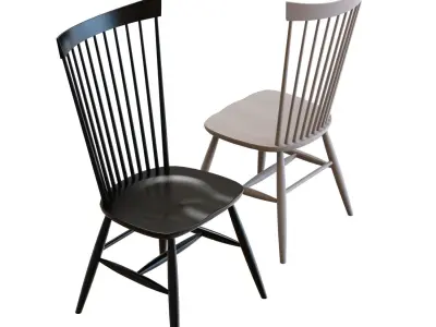 Crate and Barrel Marlow II Dining Chair 3D model
