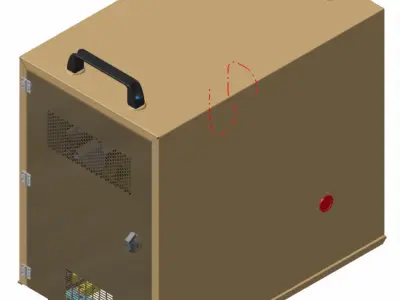 MIDI TOWER AIR COMPRESSOR 3D model