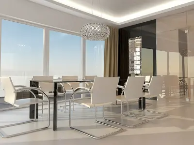 Apartment Lounge Preset 2 3D model