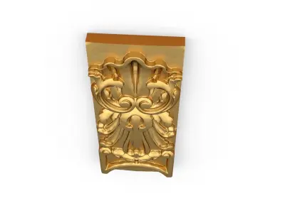 Classic carved decor ornament 507 3D print model