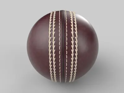 cricket ball 3D model