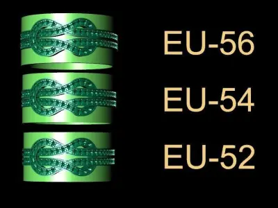 Chance Infinie Diamond  Ring 3D print model