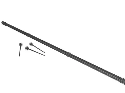 Blowgun - Bamboo 3D model