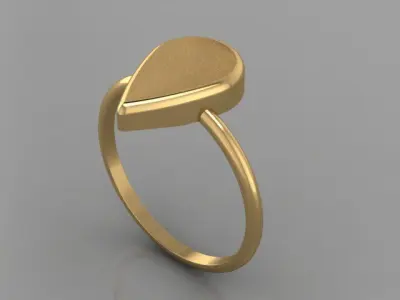 DROP RING 3D print model