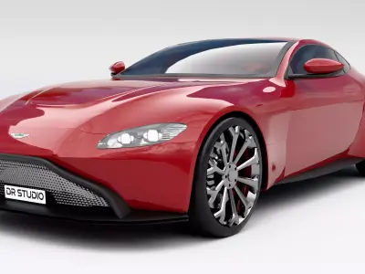 Aston martin vantage 3D model