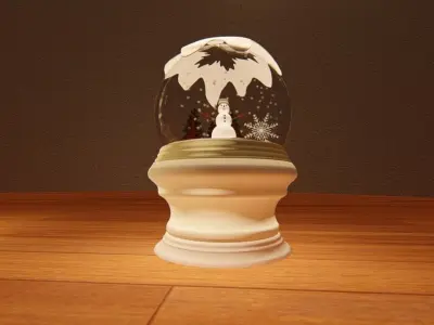 Snowball Glass 3D model