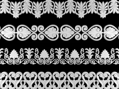 Path Ornament Pack 04 3D model