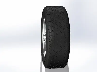 Custom wheels Legendary Wheels LW30 for your scale model 3D print model