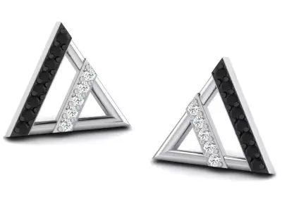 Diamond Earring 3D print model order