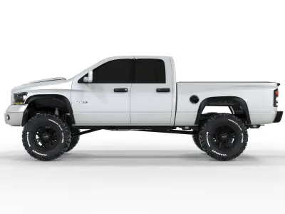 Dodge Ram 2500 2008 4x4 3D model