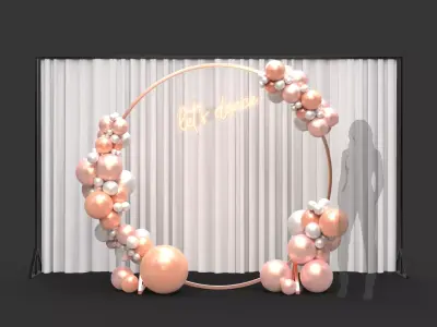 Balloon Arch 6 3D model