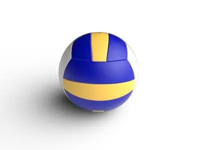 Voleyball Ball M01 Low-poly 3D model