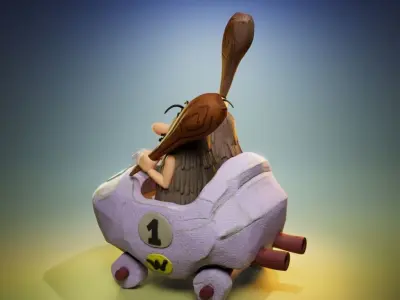 The Slag Brothers - The Wacky Races 3D print model