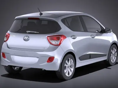 Hyundai i10 2016 VRAY 3D model