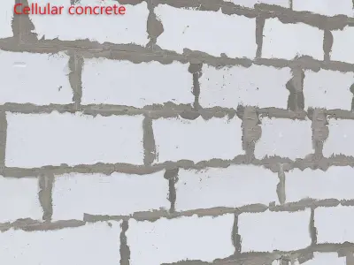 Ultra realistic Cellular concretel Scan 3D model