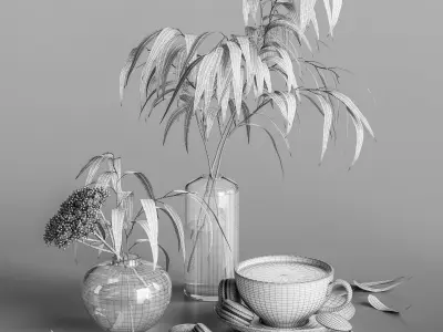 Decorative set 38 3D model