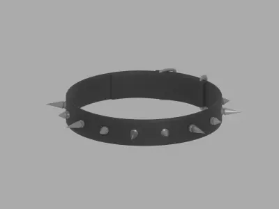 Spiked Collar 3D model