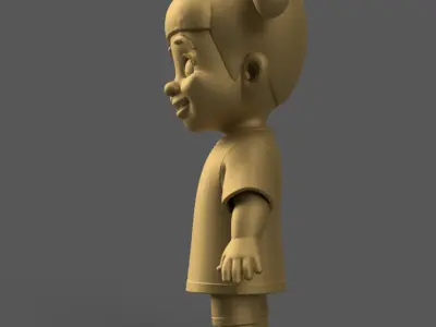 Boo Model from Monsters Inc - Fun Desk Decor 3D STL  3D print model