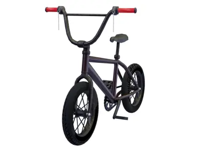 Low-Poly Bicycle 3D Model - Game Ready Asset Low-poly 3D model