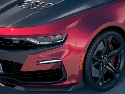 Chevrolet Camaro SS 1LE CG 2019 3D model