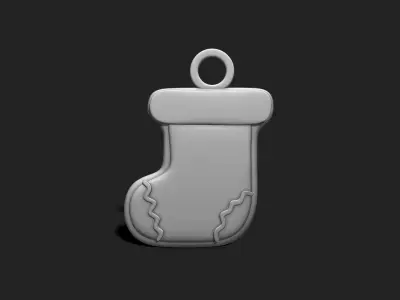 Christmas Cookie Ornament - Pendant -  Christmas Tree 10 3D print model