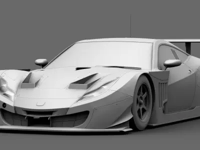  Honda HSV - 010 GT HP 3D model