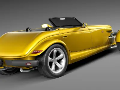 Plymouth Prowler stock 1997-2002 3D model