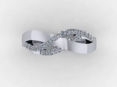 Ring Diamond R 198 3D print model