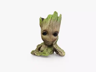 Groot Sculpture 3D model