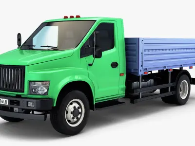 Truck Medium Duty v 2 3D model