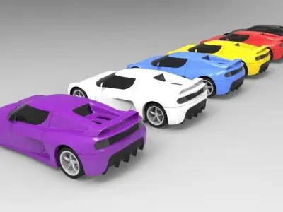 Brandless Car 1 3D model