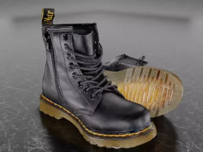 DR MARTENS 1460 3D SHOE 3D model