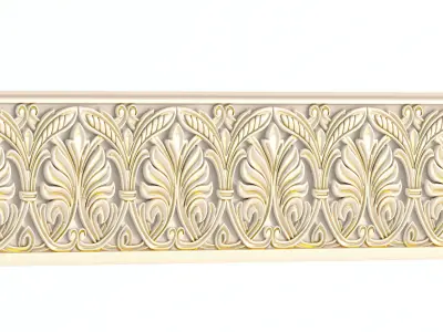 Carved decor 8 3D model