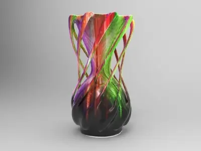 Multicolor Vase 3D print model